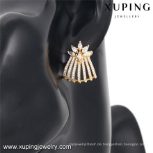 92451 Xuping neuen Stil Kristall 18 Karat Ohrring Schmuck für Mädchen